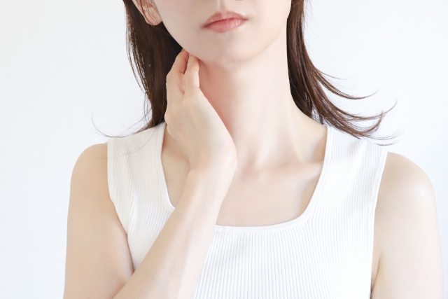 肩こりの女性
